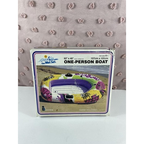 Intex | Dog | Vintage 9s Intex The Wet Set Retro Inflatable One Person ...
